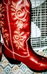 Red rampage cowgirl boots